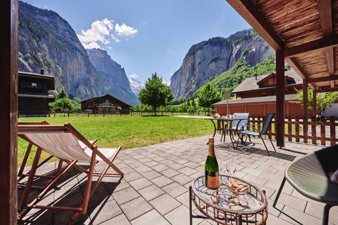 Apartment Truemmelbach, Comfortabl & Cozy, Private Terrace With Best Views Лаутербруннен Экстерьер фото